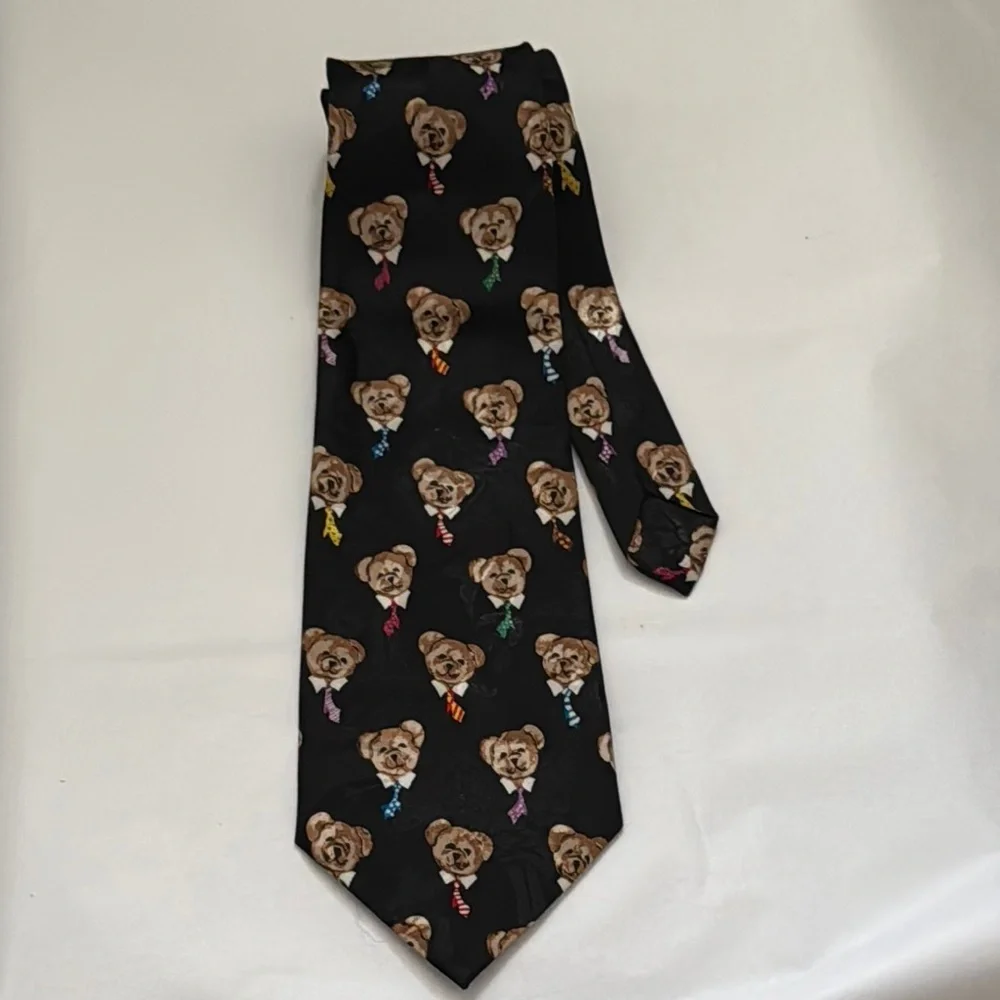 Executive Ties Designer‎ Silk House Gentle Dog polyester Bear in ties Tie